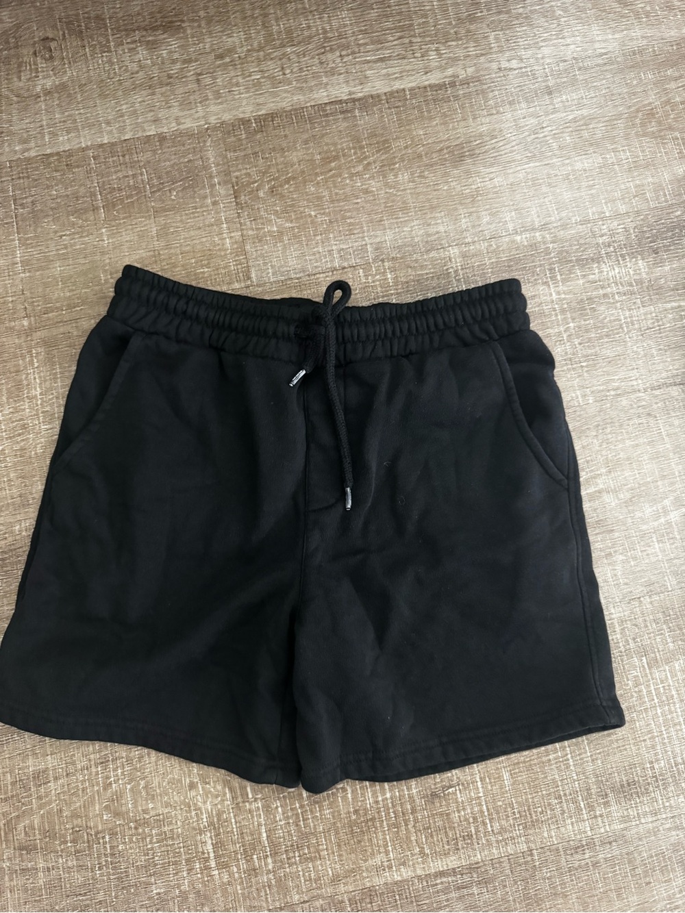 RSQ Men's Black Athletic Drawstring Shorts